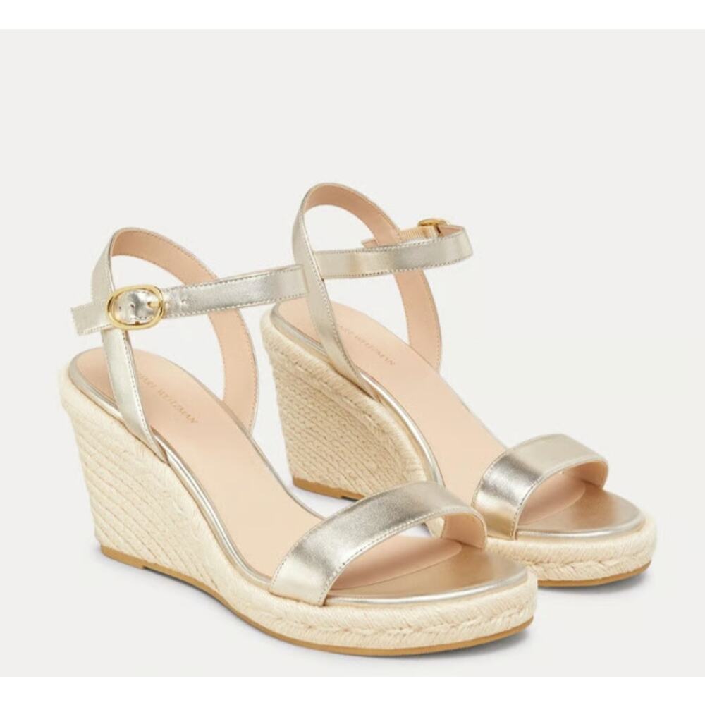 Stuart Weitzman Teddi Espadrille Wedge Sandal size 7.5